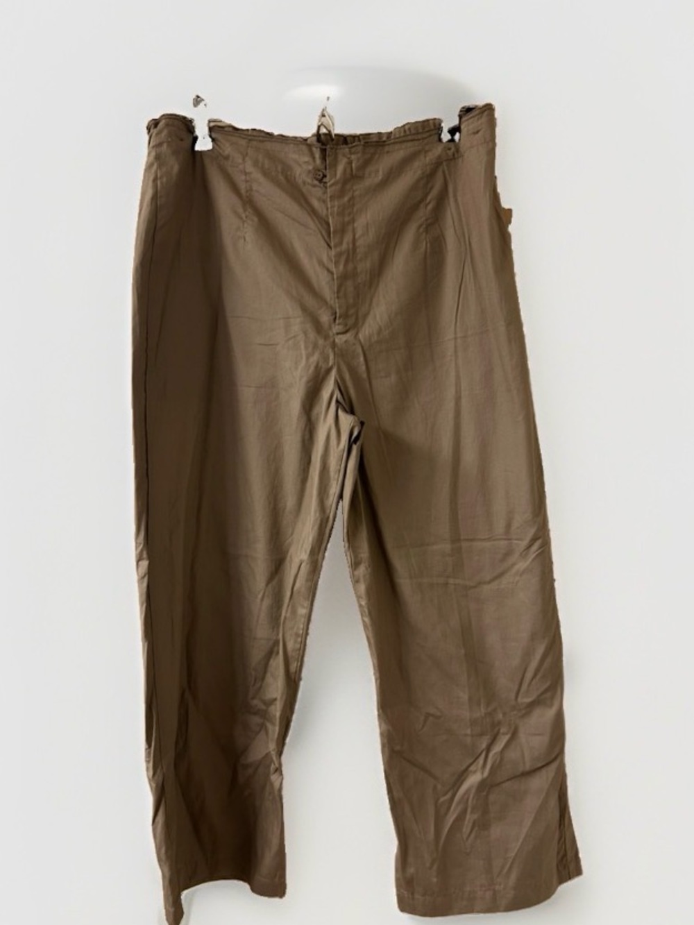Women's Cropped Wide-Leg Pants in Brown